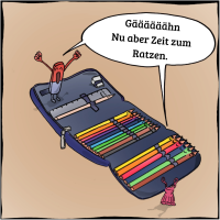 Neulich in der Federmappe