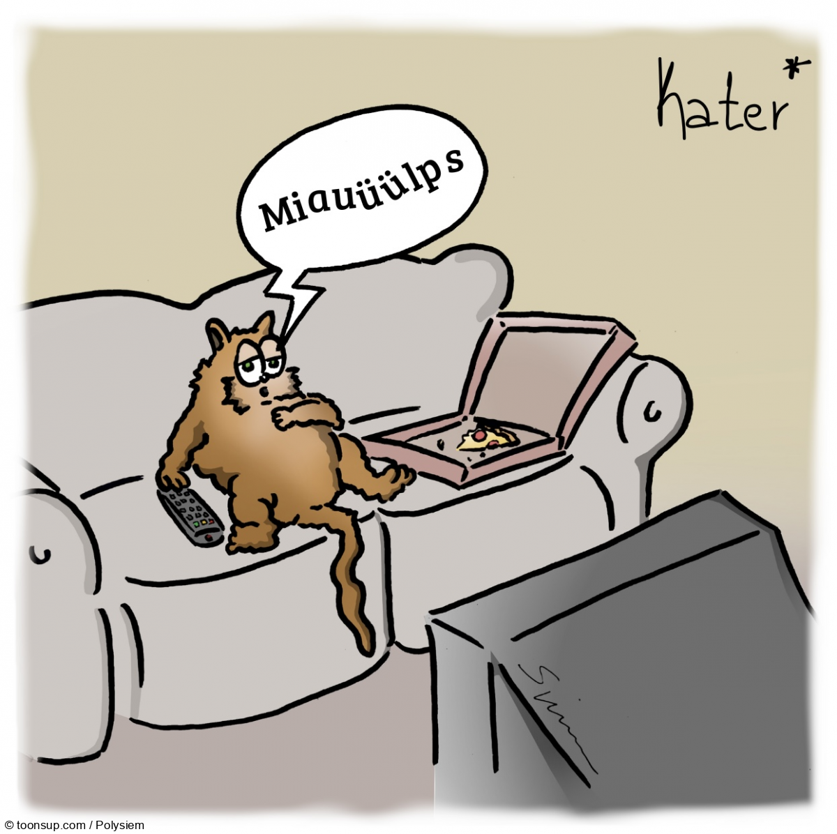 Cartoon: Kater 1