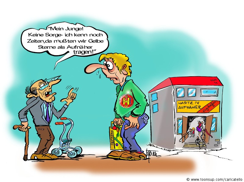 Cartoon: Aufnäher 1