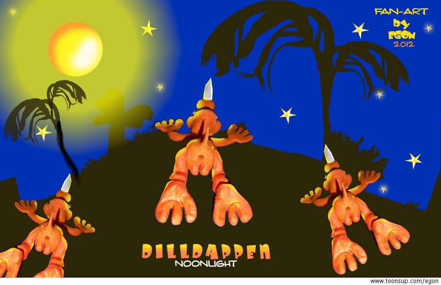 Karrikatur: DILLDAPPEN MOONLIGHT-NIGHT (FANart) 1
