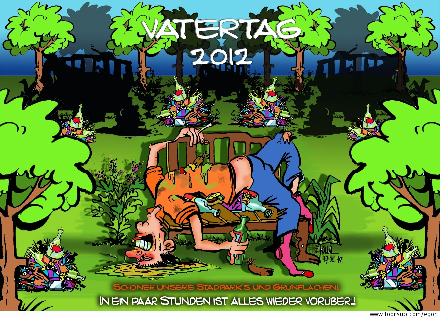 Cartoon: Resultat 'NationalBesäufnistag'2012 1