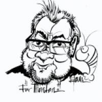 PortraitKarikatur eines Kollegen....