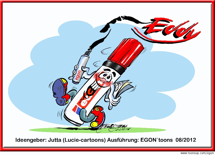 Illustration: Mein Neues Maskottchen 'Eddy' 1
