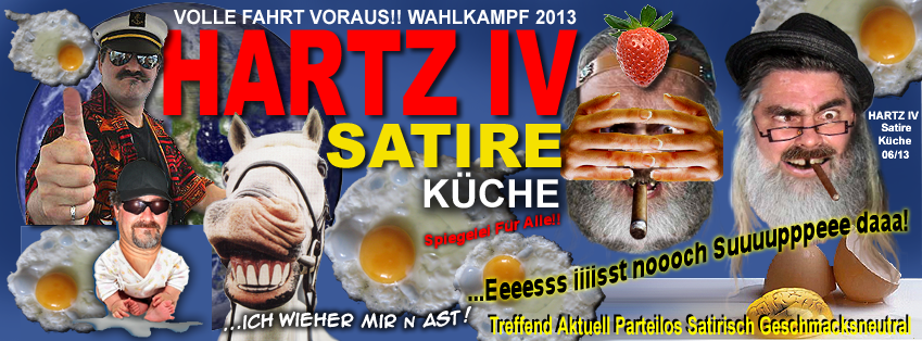 Concept Art / Character Design: werbebanner(https://www.facebook.com/HartzIVSatireKuche?ref=tn_t 1