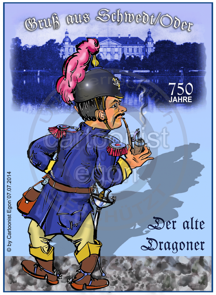 Cartoon: Jubiläumscard 1