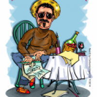 Aus der Cartoonfolge 'Alte Schwedter Originale'