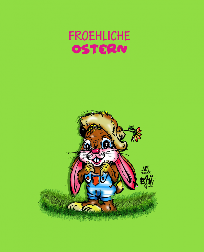 Comic: Hasi & Osterzeichnen mit Egon... 1