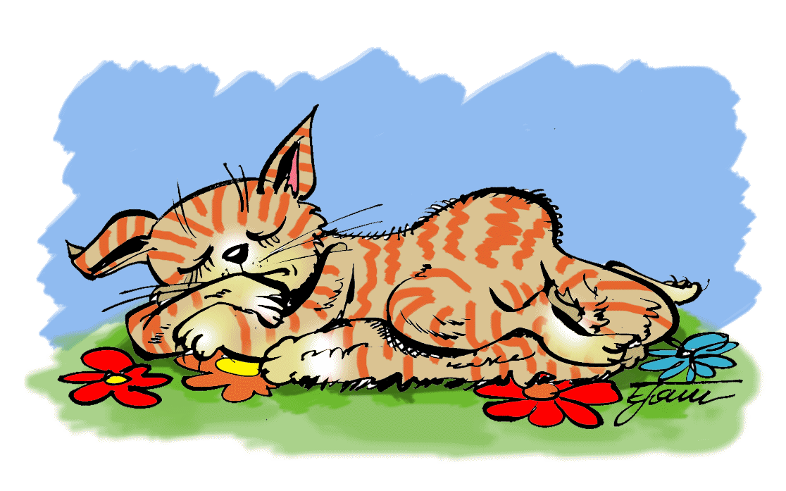 Cartoon: Egon für Miezel!! (Old Work) 1