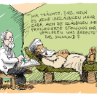 Mohammed auf der Couch