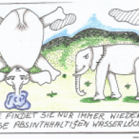 Absinthhaltige Wasserlöcher