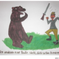 Der Jäger und der Bär