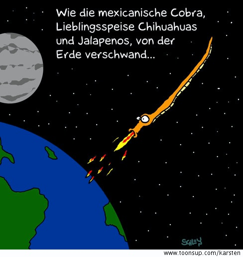 Cartoon: Schlange 1