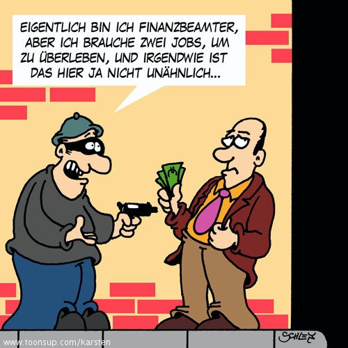 Cartoon: Zweitjob 1