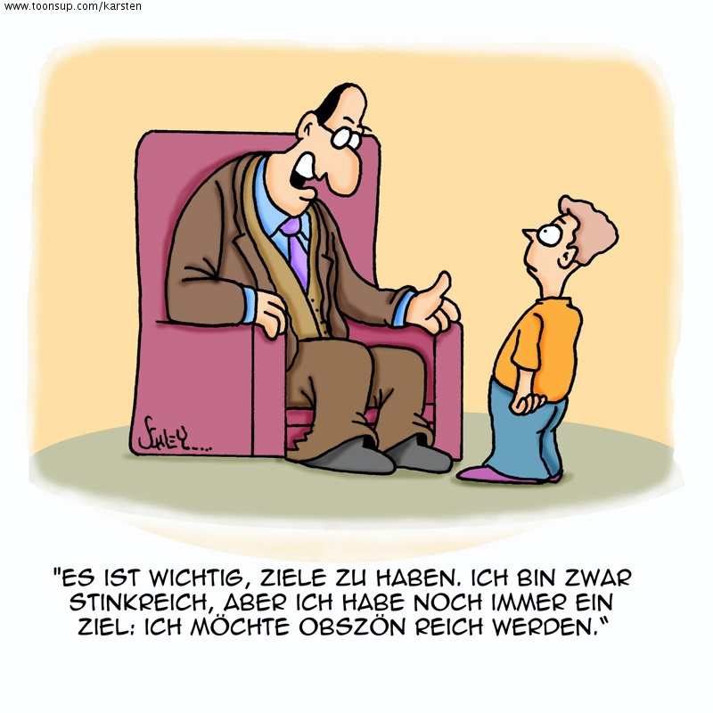 Cartoon: Ziele 1