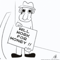Will work for money