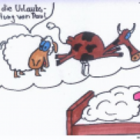 Urlaubsvertretung beim Schäfchen zählen