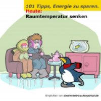 Energiespartipp November: Raumtemperatur senken