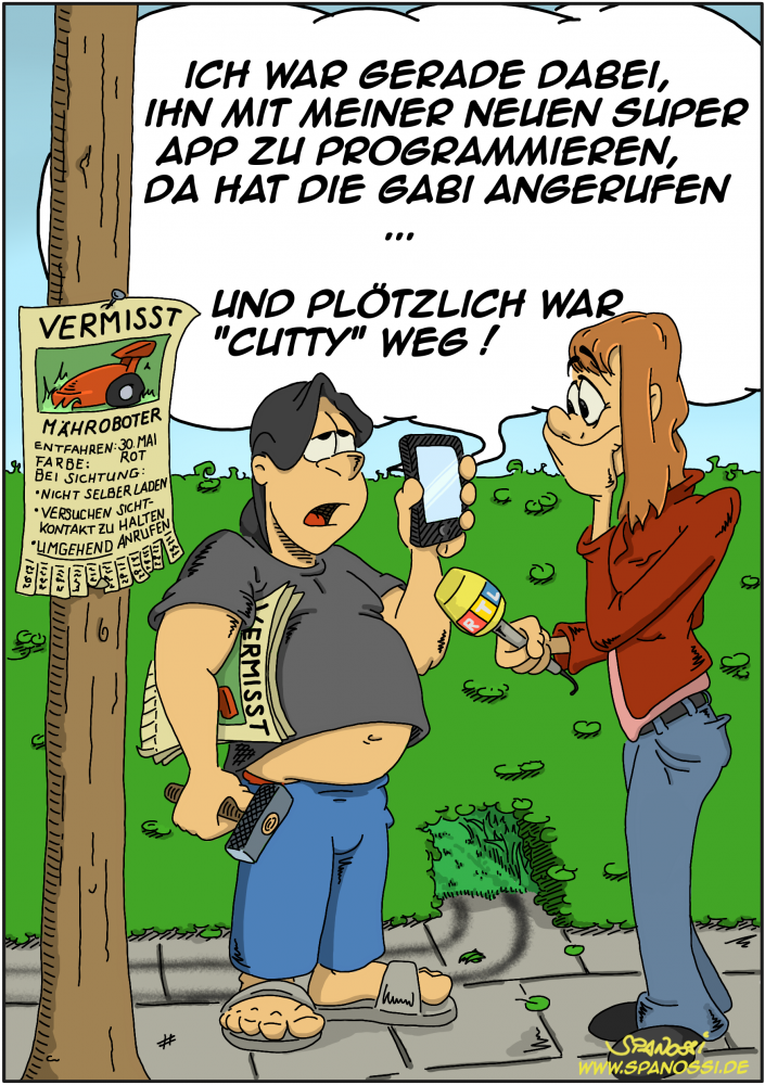 Cartoon: Vermisst 1