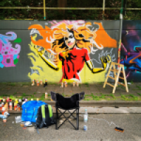 Rise of the Dark Phoenix Mural