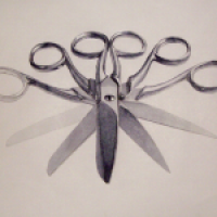 Scheren à la Leonardo da Vinci (Copics)