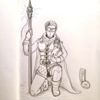 Kriegerin aus dem Land von Ro