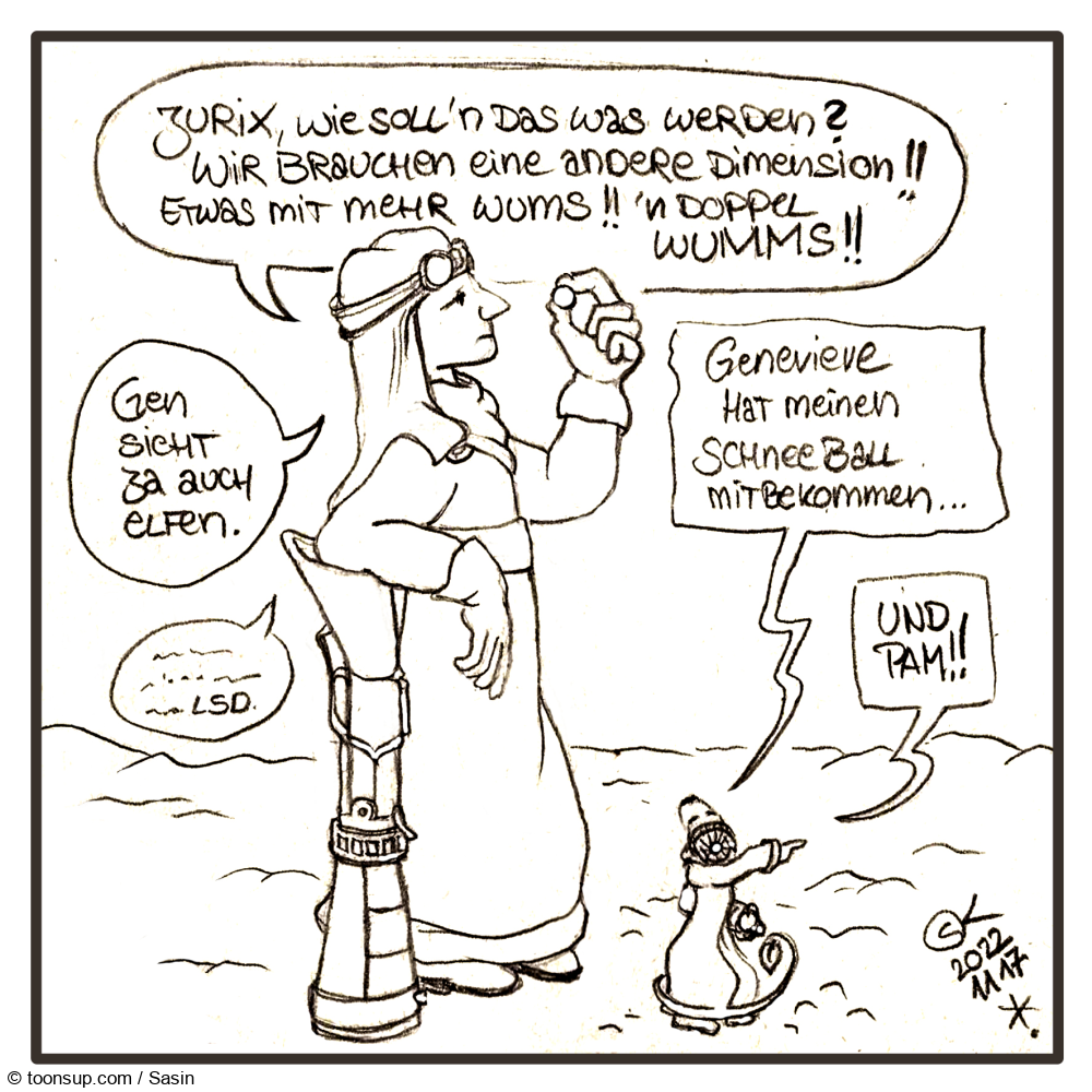 Comic: Schneeballschlachten mit Jurix 3