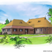 Boathouse with restaurant