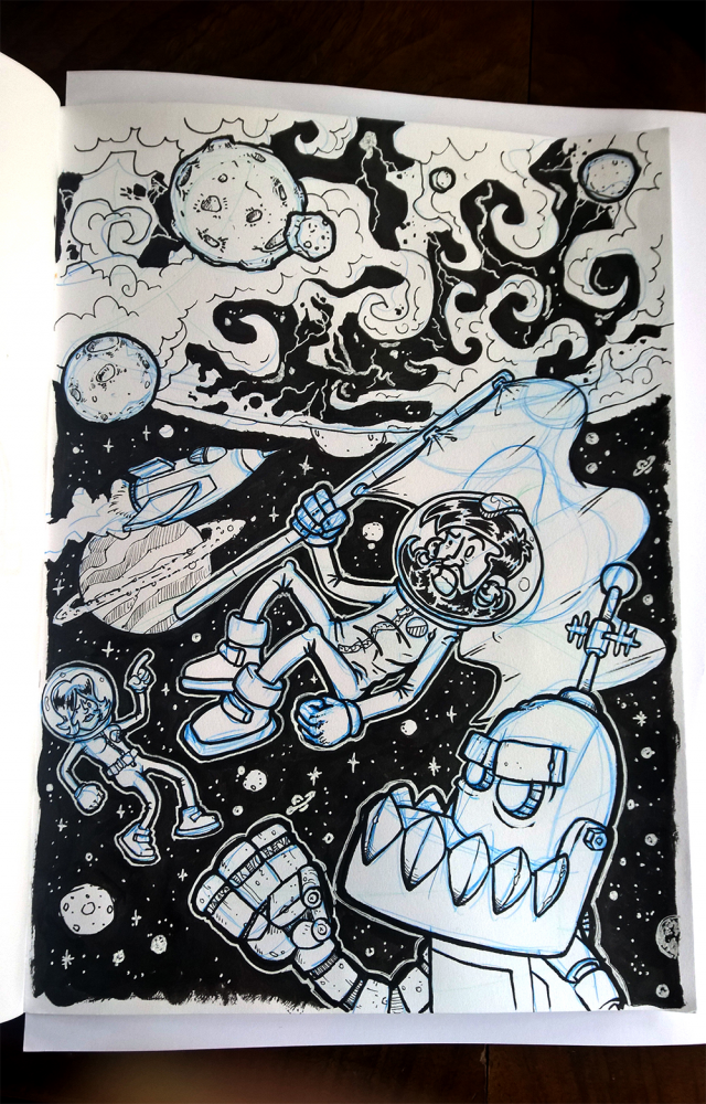 Illustration: Die neue Welt - Cover Idee 2 1