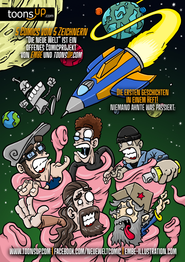 Illustration: Die neue Welt - Cover Back 1