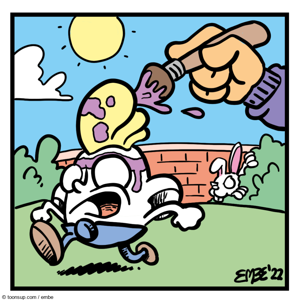 Cartoon: Humpty Dumpty und Ostern 1