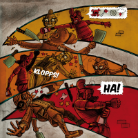 Jean-Paul Porneaux und das blutrote Vinyl Ende Track 3