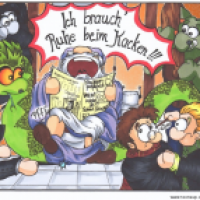 Kann man hier nicht mal in Ruhe sch...?
