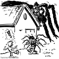 Inktober 2023_02 spiders