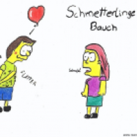 Schmetterlinge im Bauch - und in Farbe!