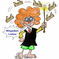 Harry Potter / Pumukel (Fanart Würfelei)