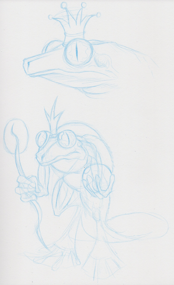 Concept Art / Character Design: Der Froschkönig 1