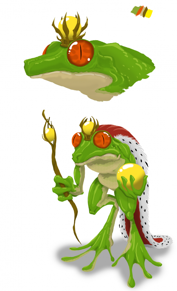 Concept Art / Character Design: Der Froschkönig 2