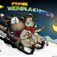 Frohe Weihnachtskarte