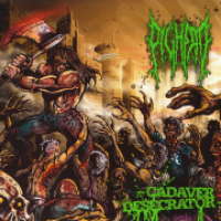 Front-und Backcoverillu: 'Cadaver Desecrator' für Pighead