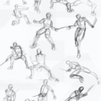 Aus dem Skizzenbuch #1 Fighting-pose