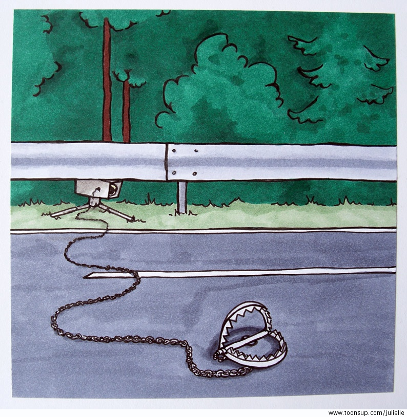Cartoon: Autobahn 5