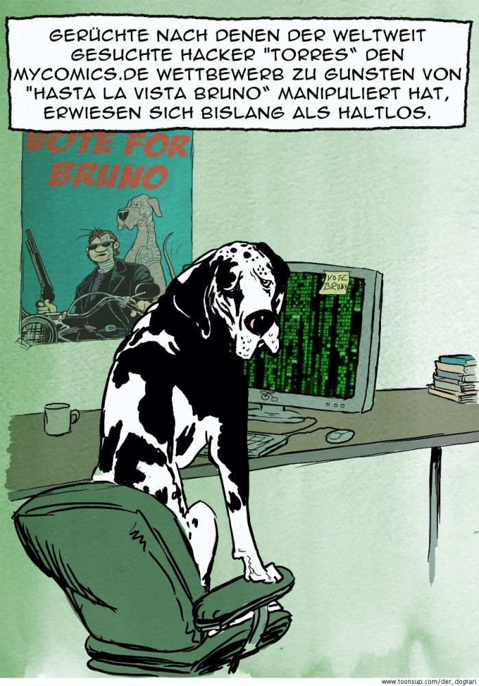 Cartoon: Hacker Alarm 1