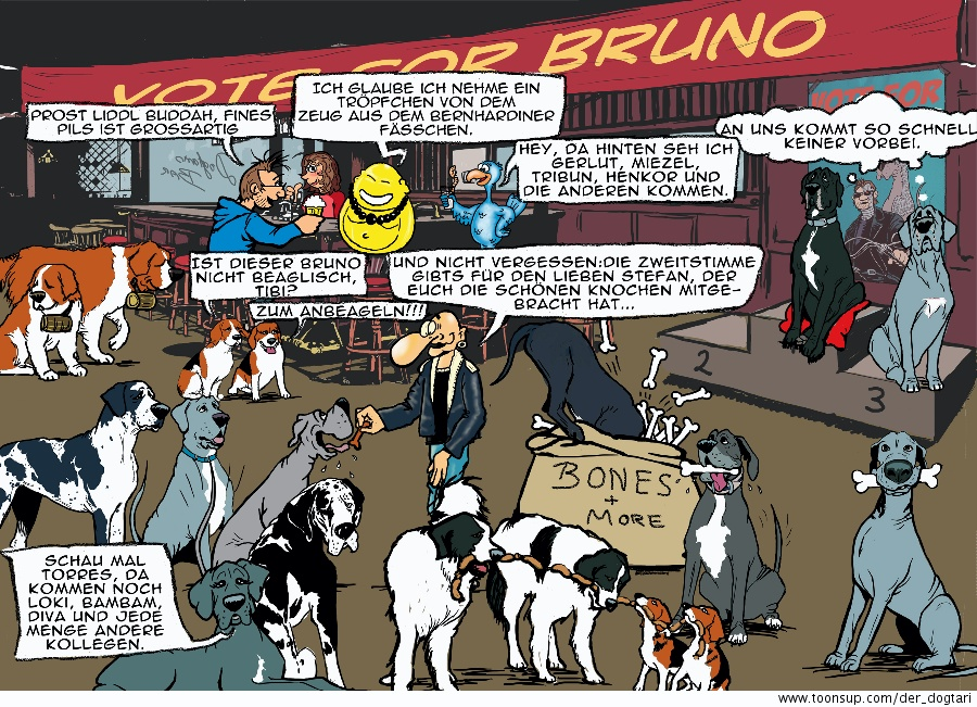 Cartoon: Brunos Wahlparty Teil 3 1