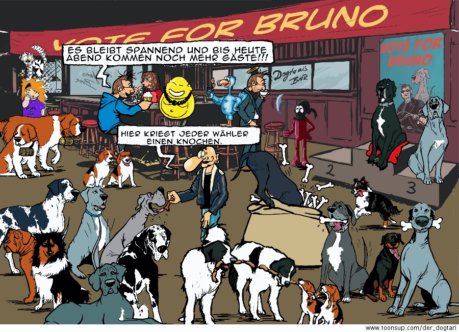 Cartoon: Brunos Wahlparty Teil 4 1