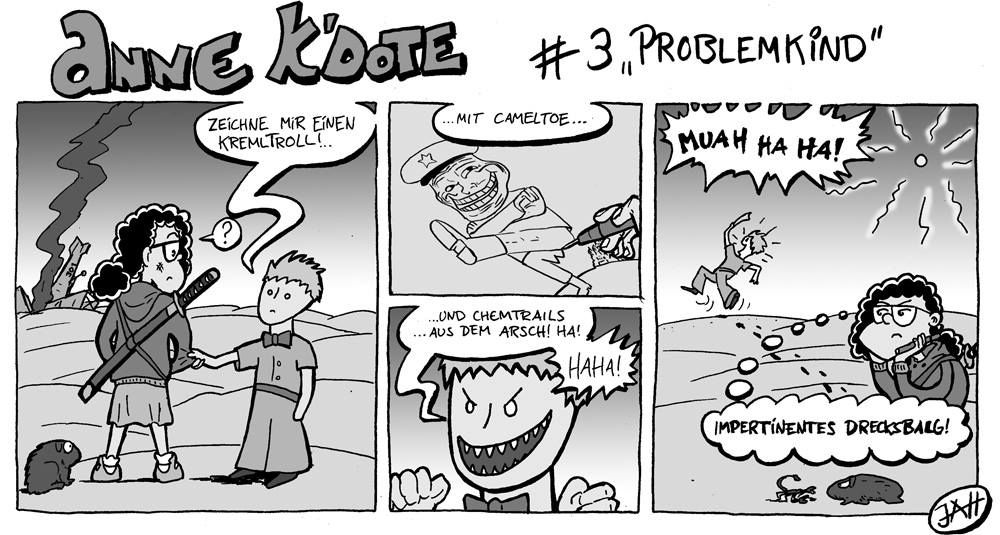 Comic: Anne K'Dote #3 'Problemkind' 1