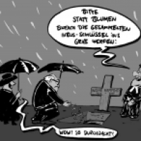 Ingvar Kamprads Beisetzung