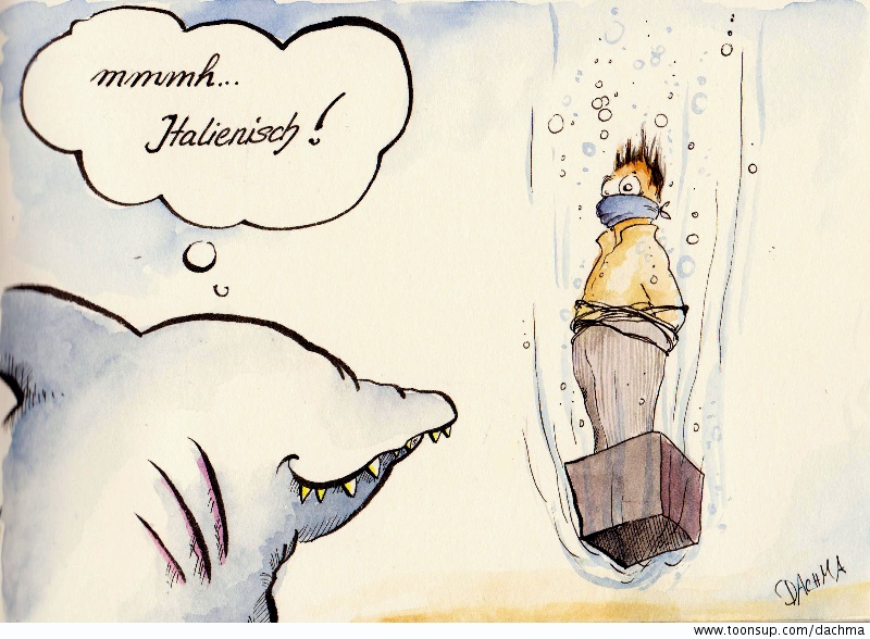 Cartoon: Italienisch 1
