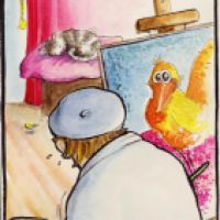 Der gelbe Vogel
