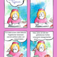 Pinkmützchen schreibt