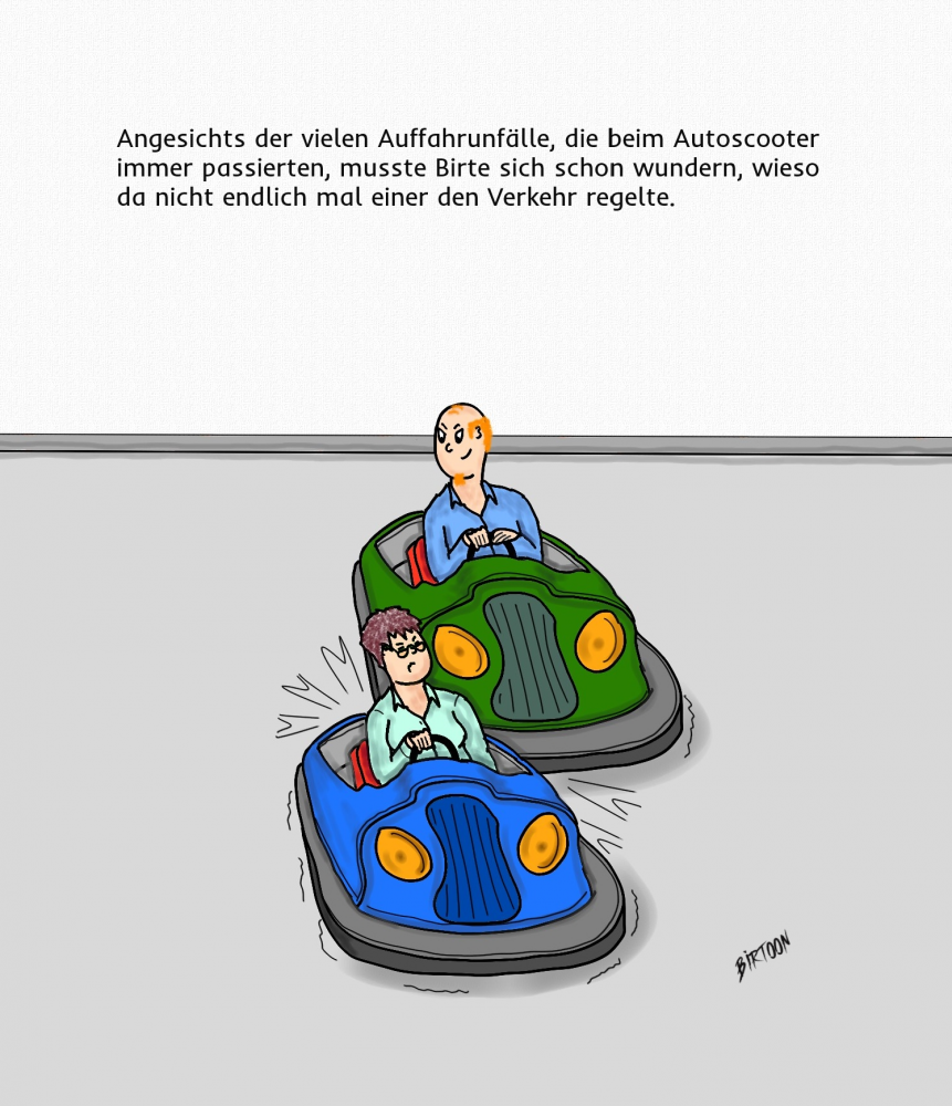 Cartoon: Autoscooter 1